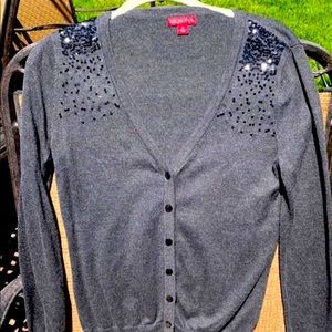 Merona Cardigan grey with sequins